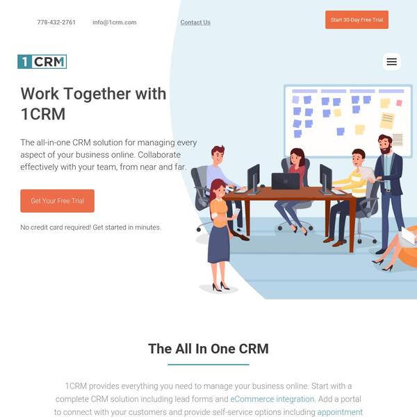 1CRM Screenshot