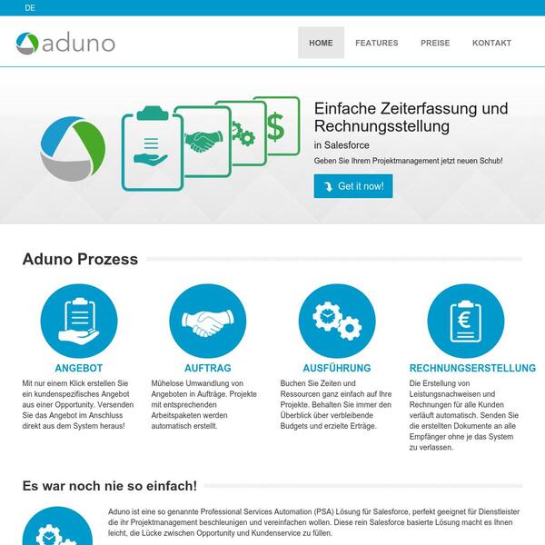 Aduno Screenshot