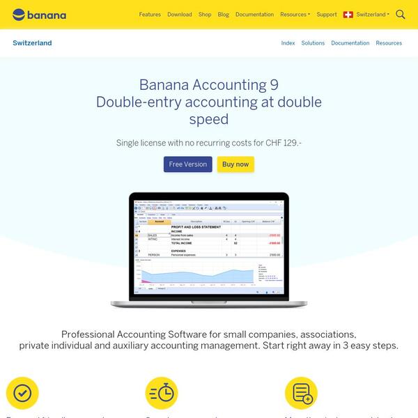 Banana Accounting Screenshot