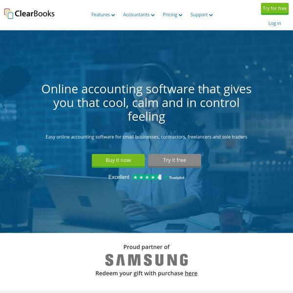 ClearBooks Screenshot