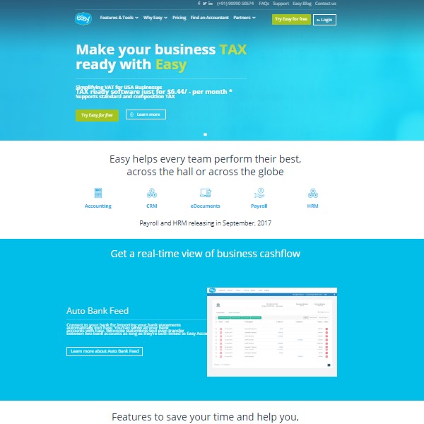 Easy Accountax Cloud Accounting Software Screenshot