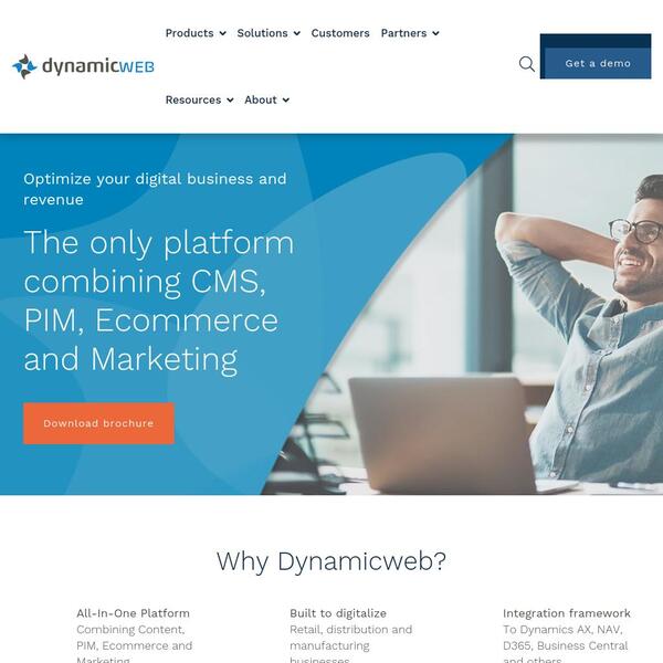 Ecommerce for Microsoft Dynamics NAV Screenshot