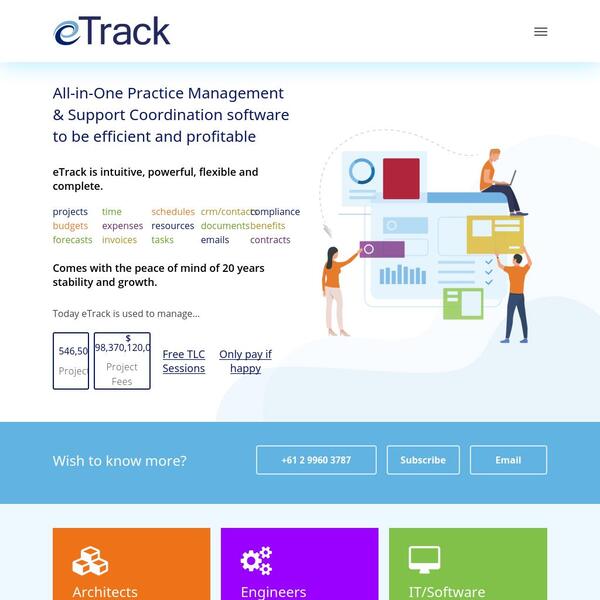 ETrack Screenshot