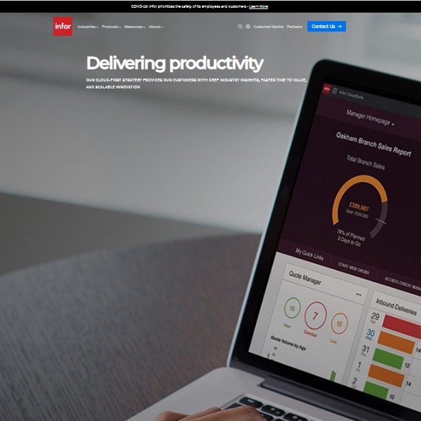 Infor M3 Screenshot