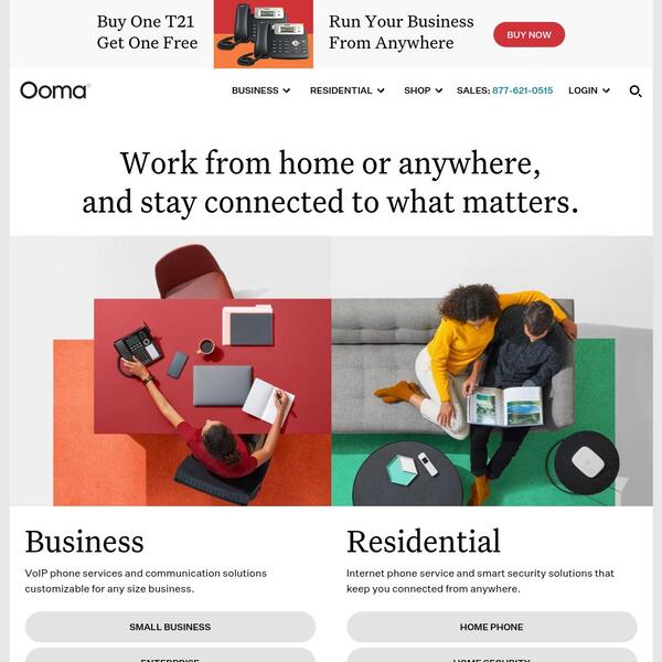 Ooma Office Screenshot