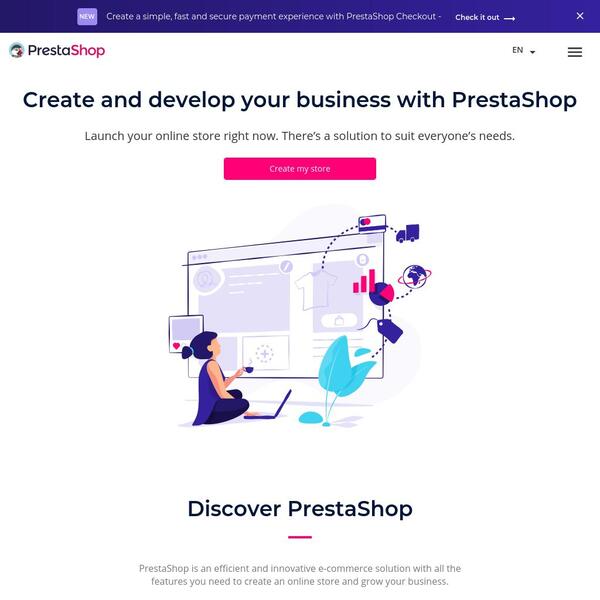 PrestaShop Screenshot