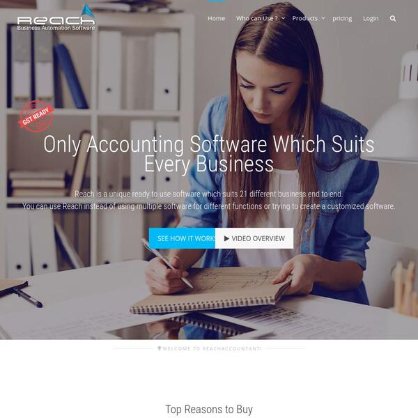 Reach Accountant Screenshot