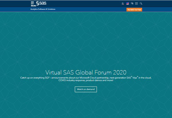 SAS Financial Management Screenshot