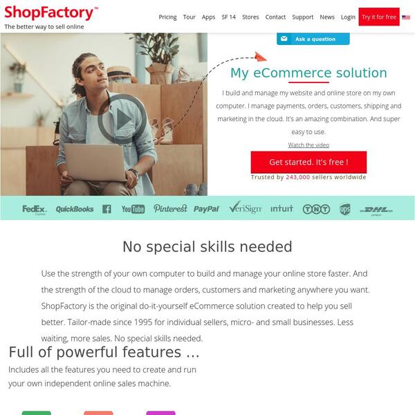 ShopFactory Screenshot