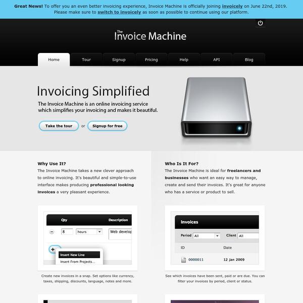 The Invoice Machine Screenshot
