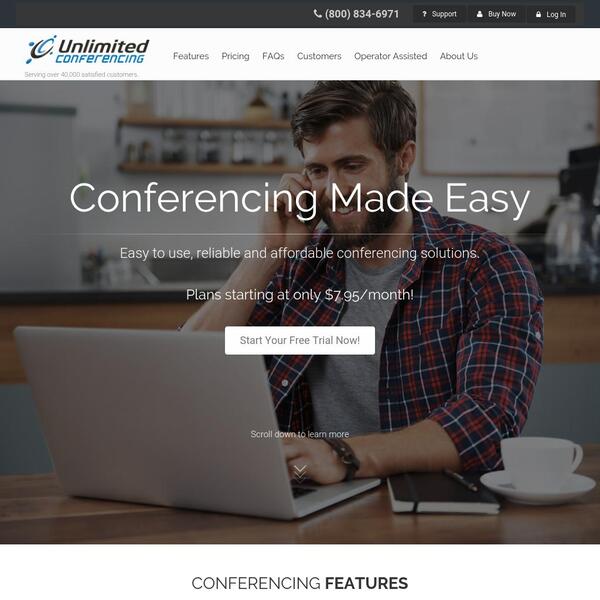 Unlimited Conferencing Screenshot