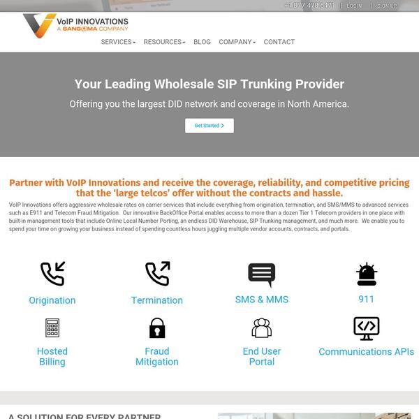 VoIP Innovations Screenshot